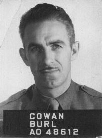 Military photo of Burl Cowan
